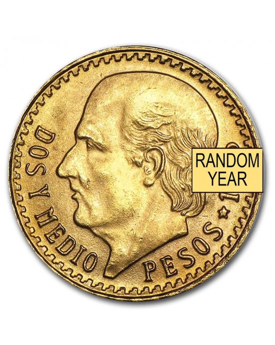 Mexico Gold 2 1/2 Pesos